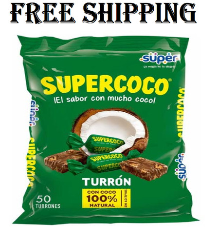Super turron supercoco all - turron,